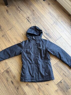 Columbia Women's Nordic Point Interchangeable Hooded Jacket - Navy Geometric